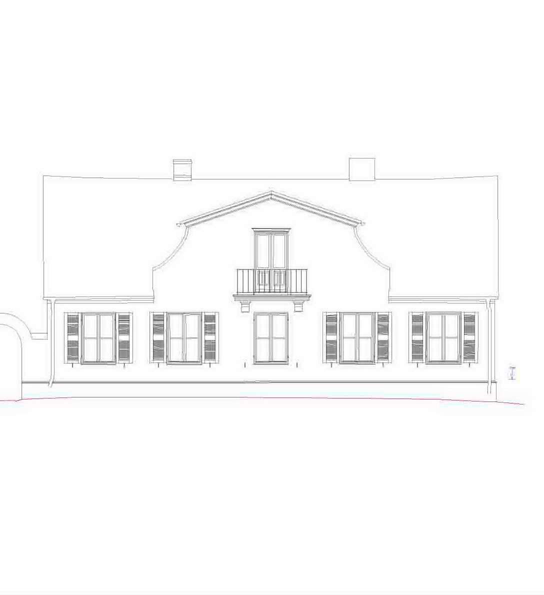 Grenandervilla Ansicht