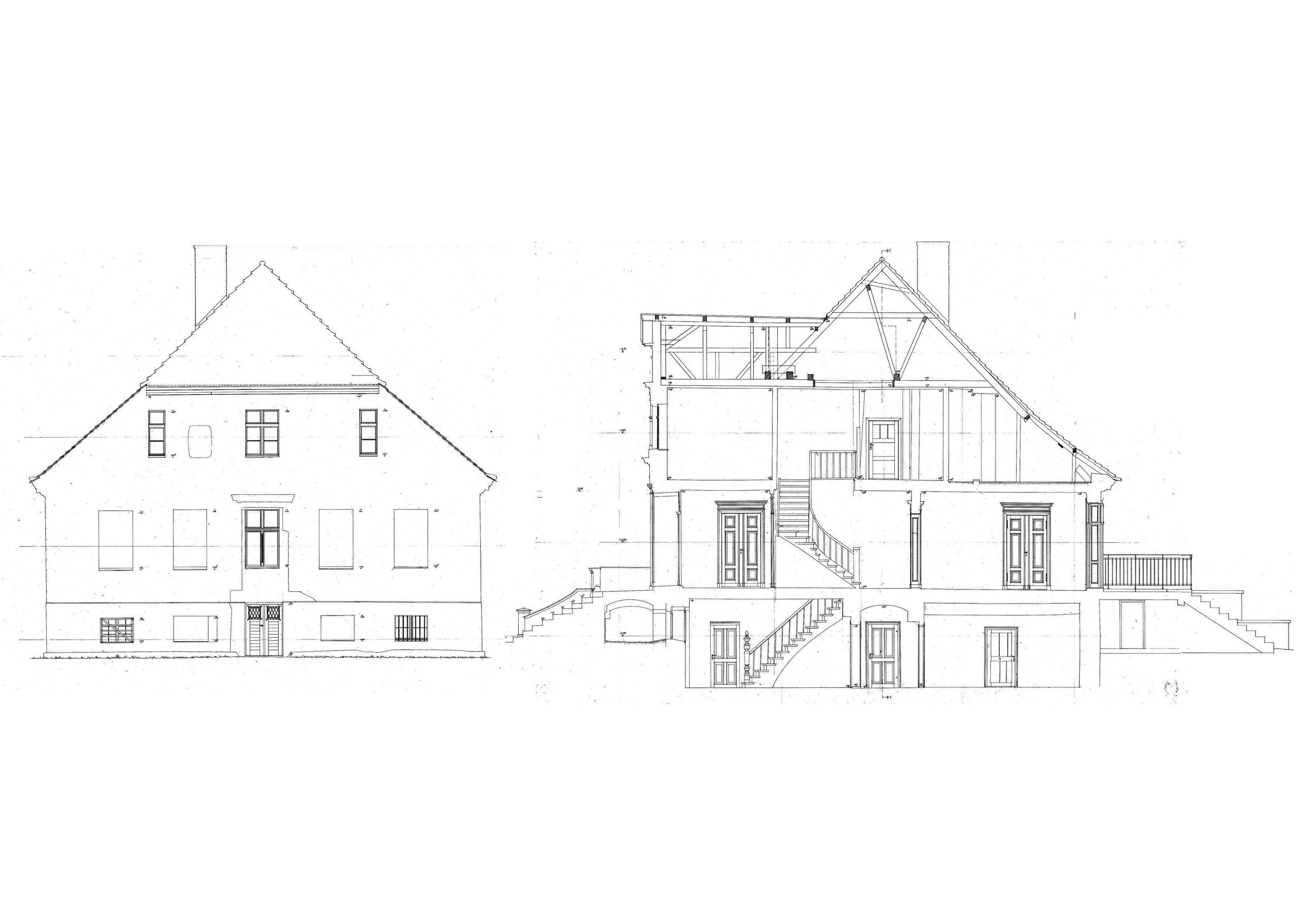 Mahlsdorf Ansicht, Querschnitt